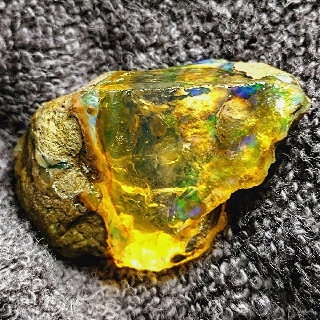 ★トップグレードプレシャスオパール 結晶 20.0gB(SA+)