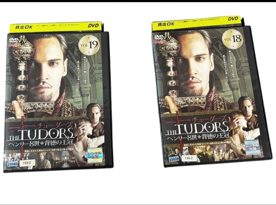 中古】チューダーズヘンリー8世と背徳の王冠」DVD 全19巻中18