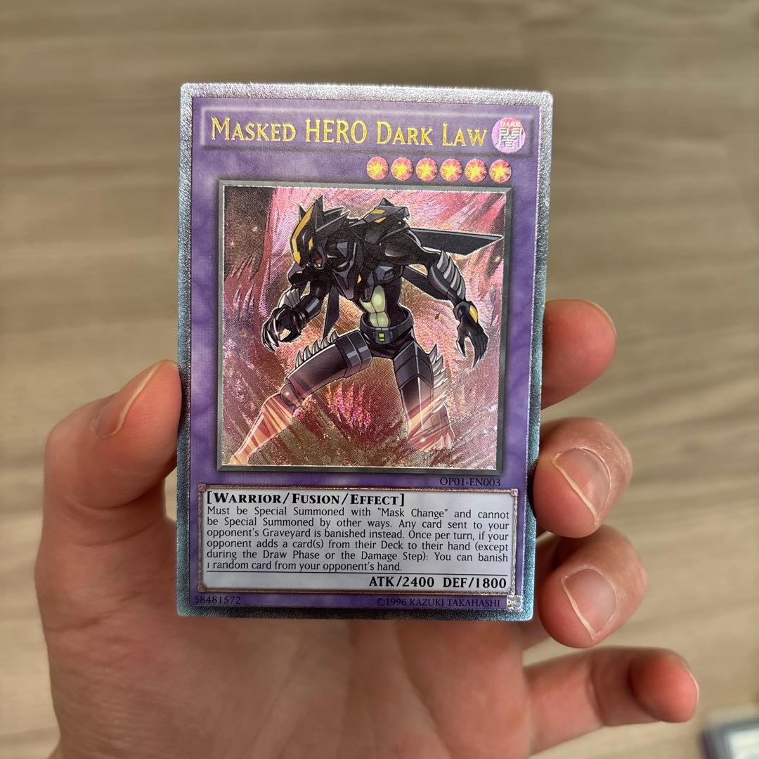 遊戯王 M・HERO ダーク・ロウ レリーフ 英語 EU 版 美品 - メルカリ