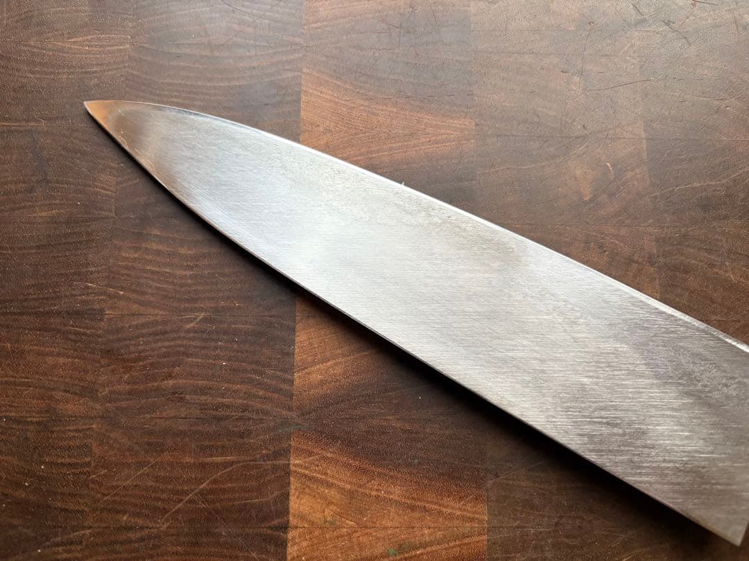 堺 實光刃物 arata 青鋼 片刃 牛刀 210mm 包丁 霞 和包丁 黒檀 - メルカリ