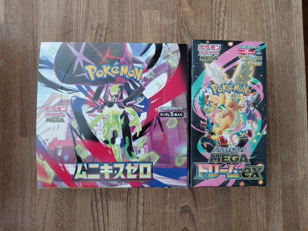 MEGAドリームex シュリンク付き　ムニキスゼロ　シュリンクなし　未開封 ポケモンカードゲーム (シュリンクなし) MEGA 拡張パック ムニキスゼロ