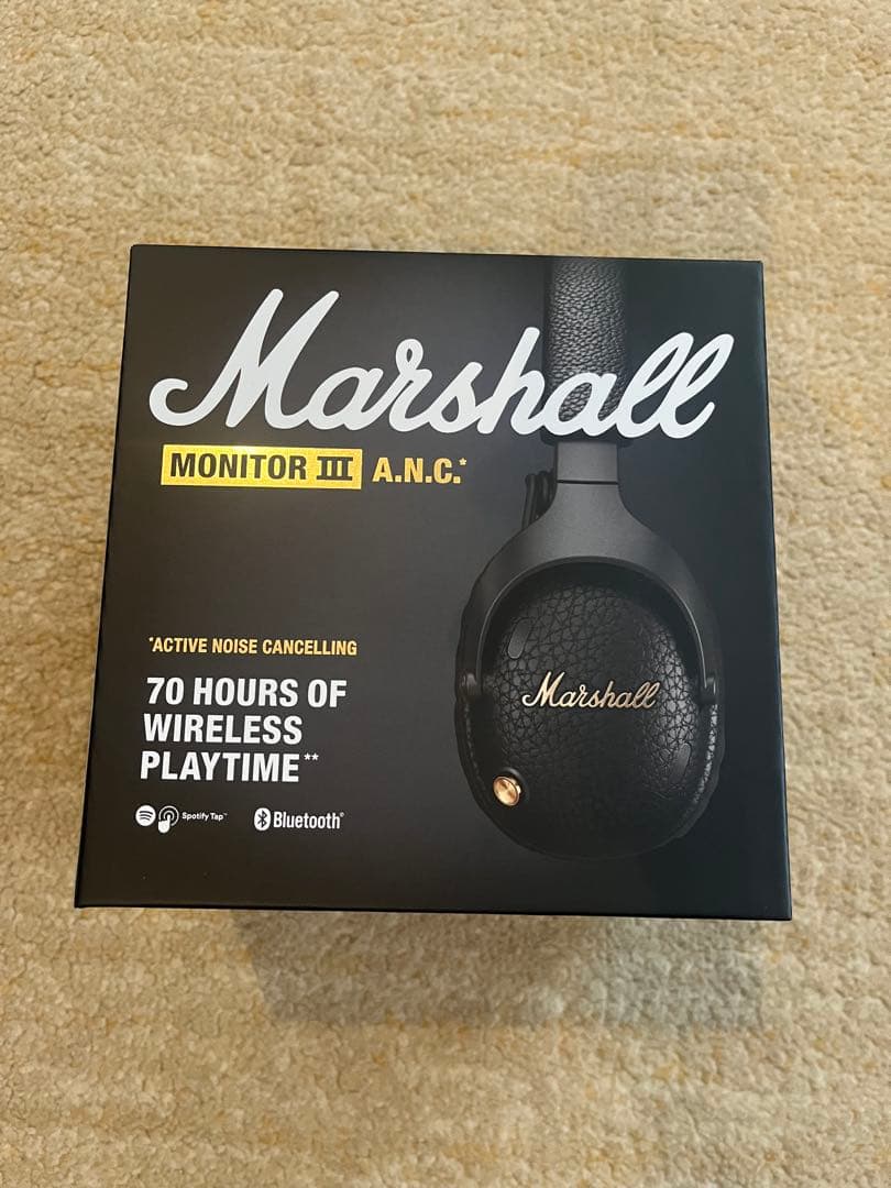 【新品】Marshall Monitor III ANC Marshall Monitor III ANC Active Noise Cancelling Bluetooth