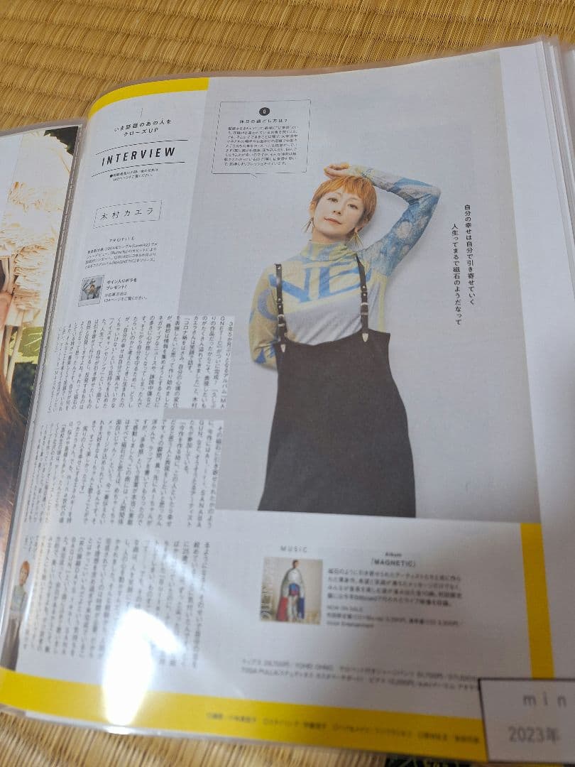 木村カエラ(1冊200円計算)54冊分119ページ切り抜きしファイリング済み