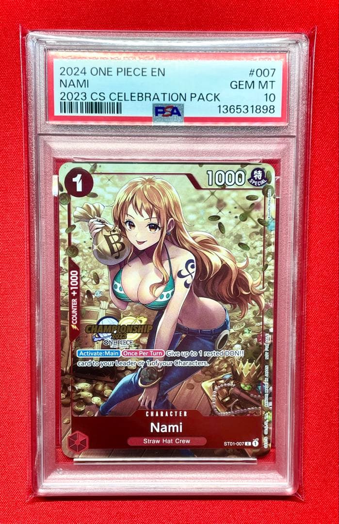 PSA10 ナミ Nami チャンピオンシップ 2023 ST01-007 C - メルカリ