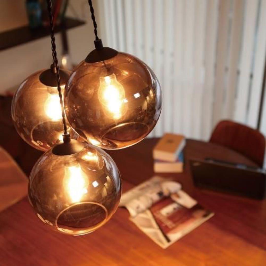 【限定価格】ハモサ SAN MARCO サンマルコ ペンダントライト　照明 SAN MARCO ペンダントランプ 照明 HERMOSA ガラス 3灯照明 LED対応 長