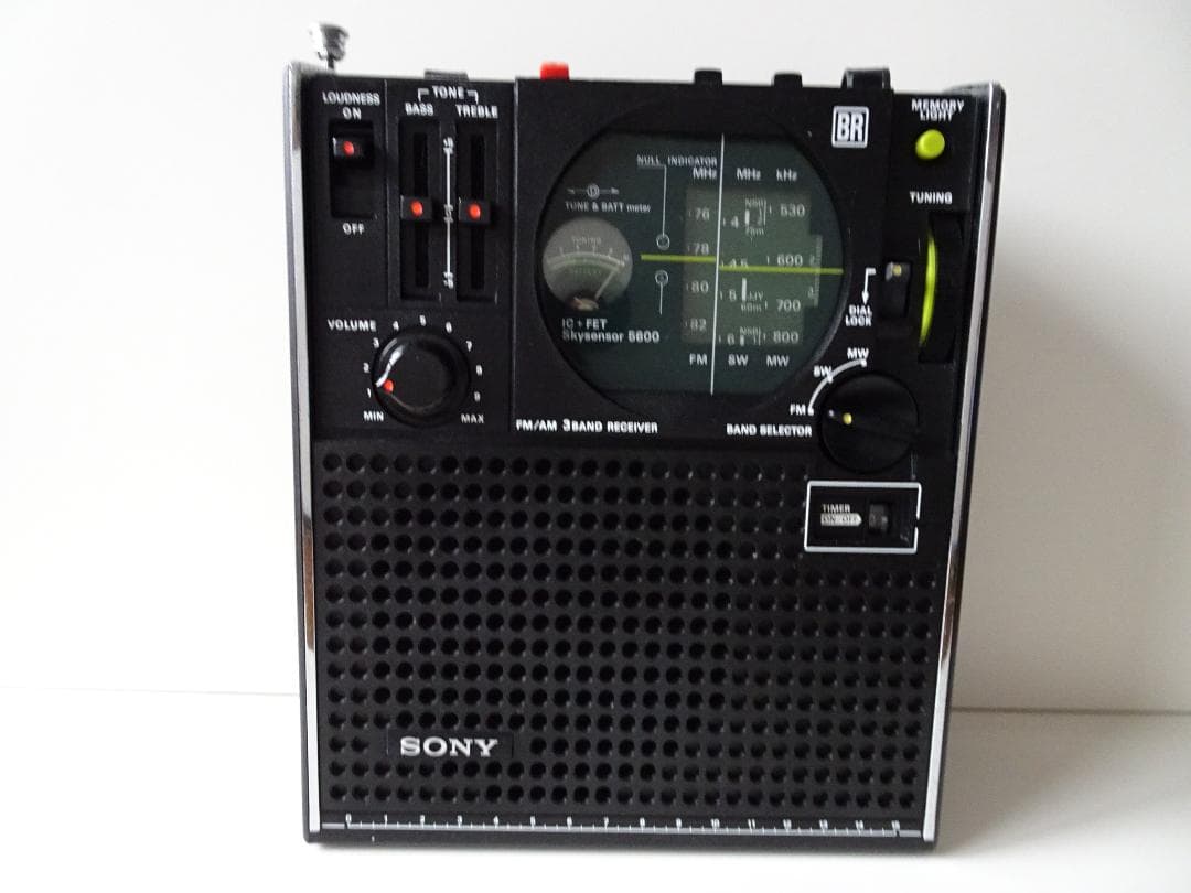 整備品 SONY 👒 スカイセンサー ICF-5600 ACアダプター付