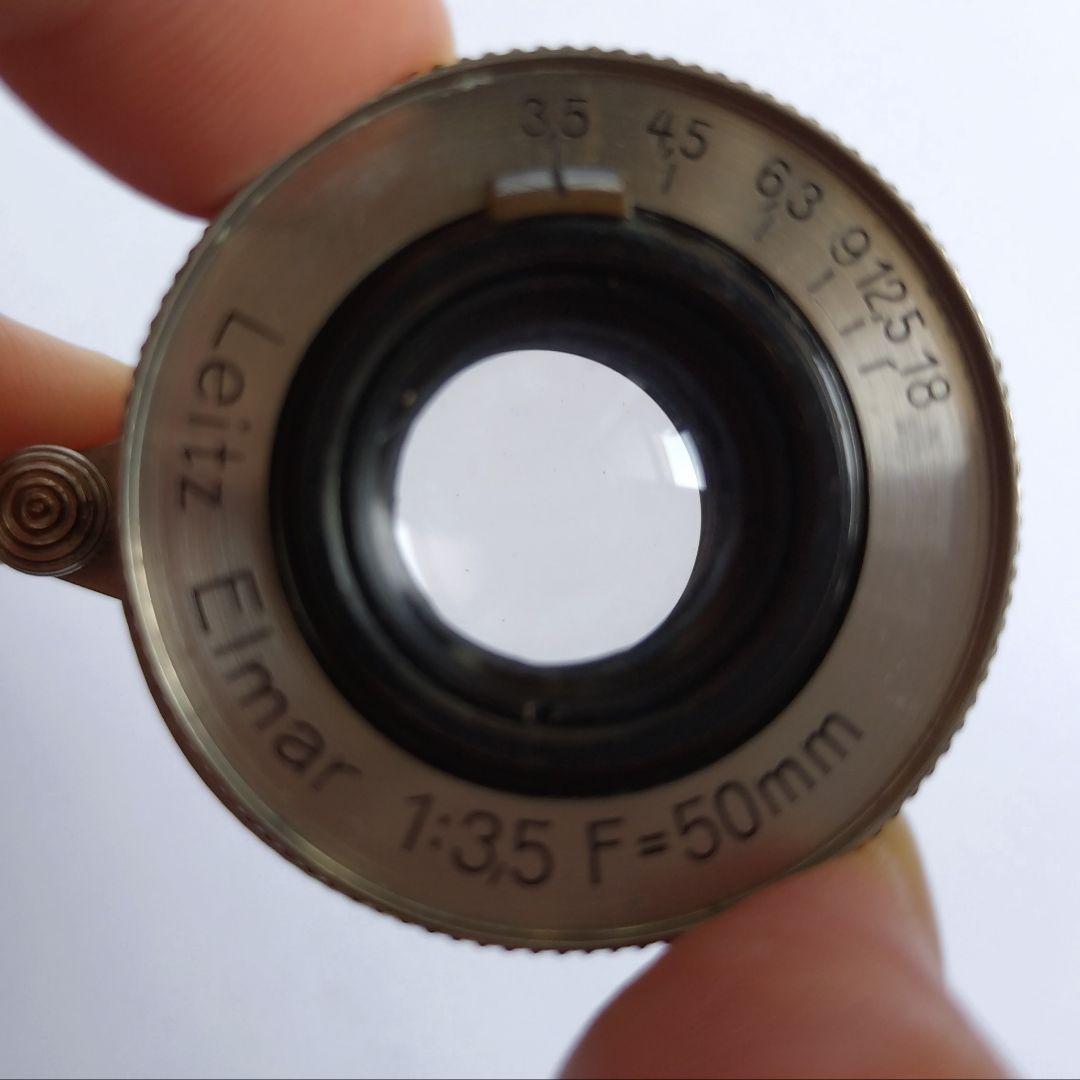Leitz Elmar f=5cm f/3.5/ニッケルエルマー/Lマウント - メルカリ