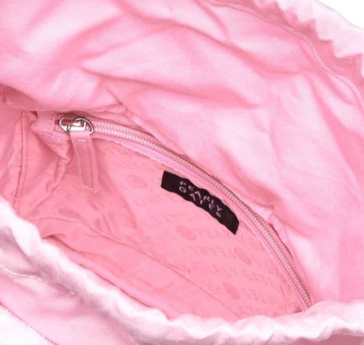 新品 パーリーゲイツ パイルカートBAG ロゴ刺繍 090 ペールピンク系