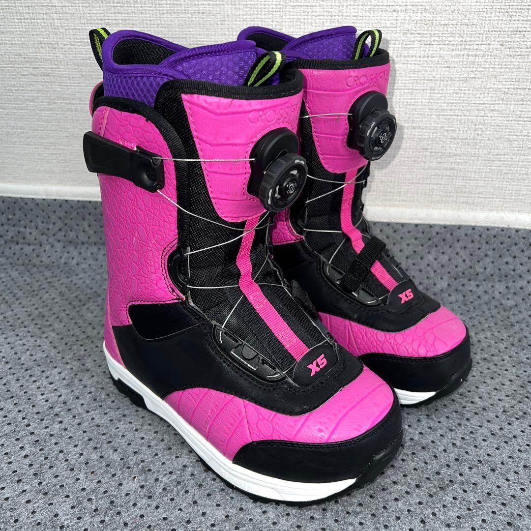 2回使用 23.5cm X5 CROSS FIVE PX BOAブーツ