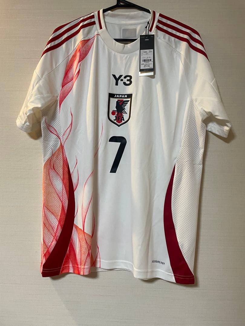 佐藤龍之介 2024 y-3 日本代表 アウェイユニフォーム ファジアーノ岡山