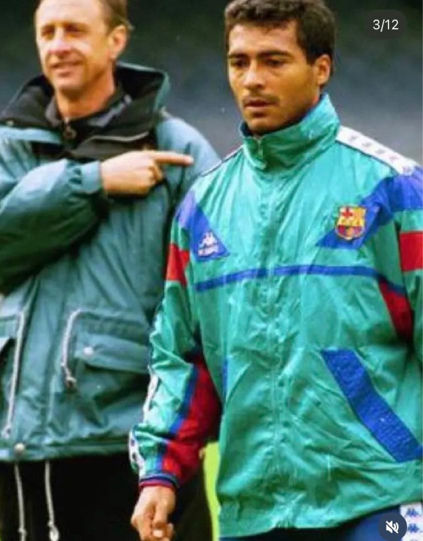 Kappa FC Barcelona 1992 ジャケット ロマーリオ クライフ - メルカリ