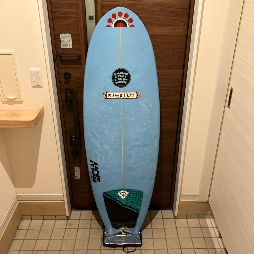 パイオニアモス小波サーフボード　5'6×21 5/8\"×2 3/8\" 約32L 西濃運輸営業所止め サーフボード ラハイナ/LAHAINA 7'8 L09 ミッド