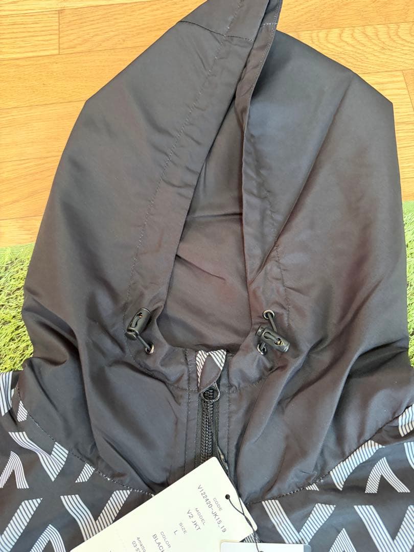 34,100V12/LV2JKTフード付ナイロンジャケットパーカーレインウェア