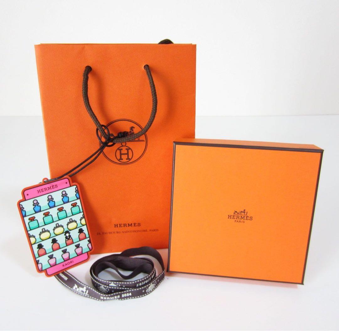 HERMES エルメス 空箱 紙袋 リボン オードトワレが入っていた - メルカリ