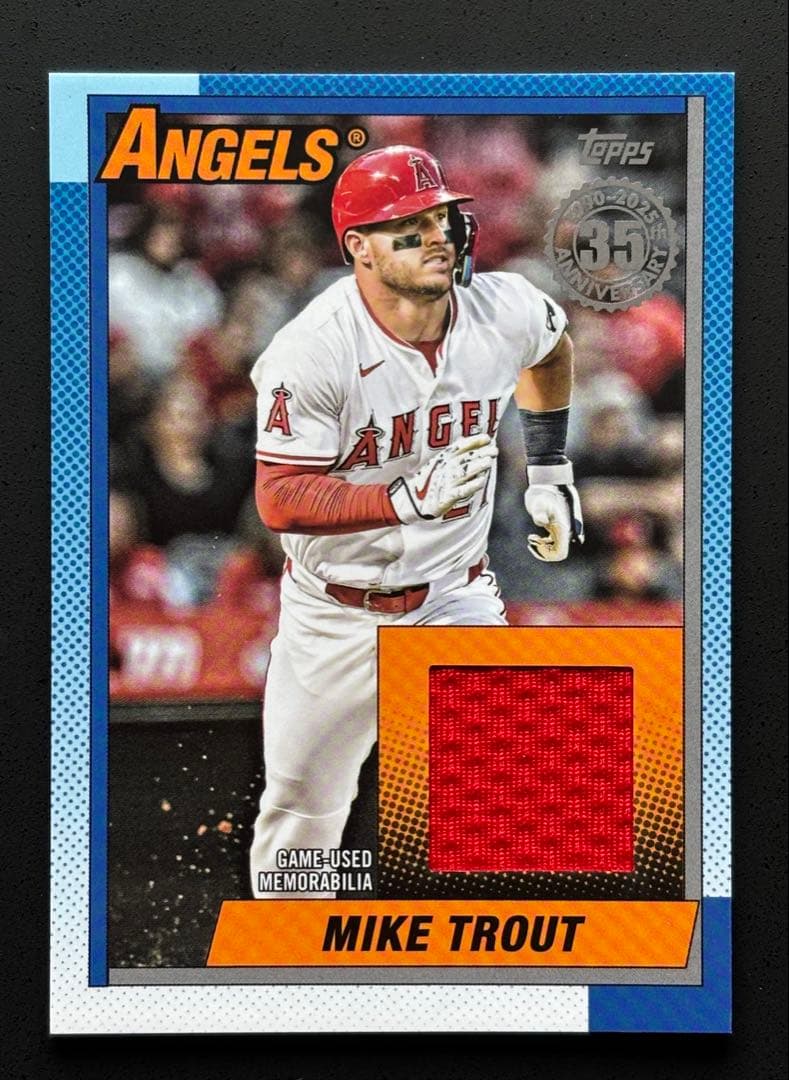 マイクトラウト 2025 Topps レリック 90RU-MT - メルカリ