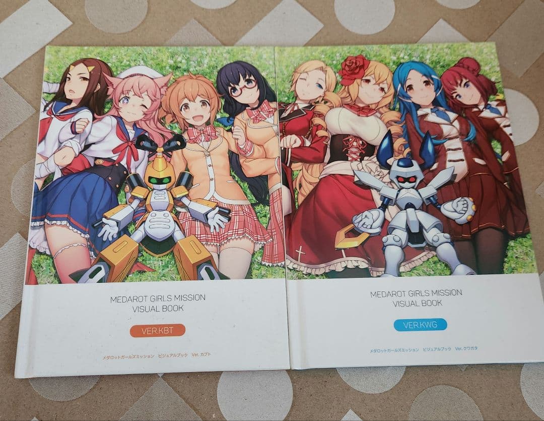 3DS メダロット ガールズミッション カブト クワガタ ビジュアルブック