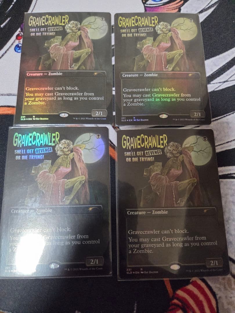 MTG 墓所這い　ボーダーレス　foil 墓所這い (Gravecrawler) · Tarkir: Dragonstorm Commander (TDC) #93