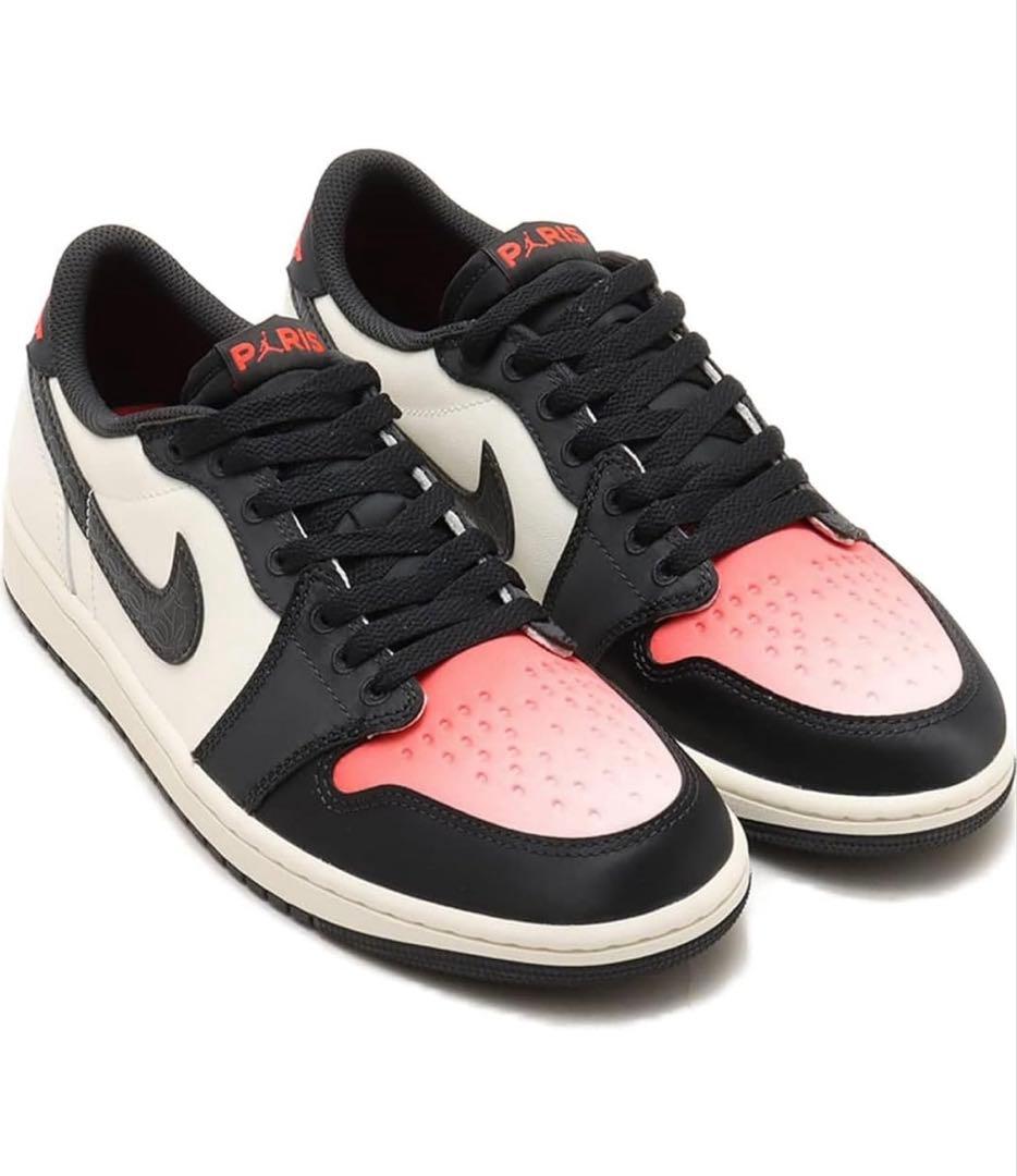 新品　ナイキ　エアジョーダン1レトロLOW OG パリサンジェルマン　27㎝ エア ジョーダン 1 NIKE AIR JORDAN RETRO LOW OG × PARIS SAINT