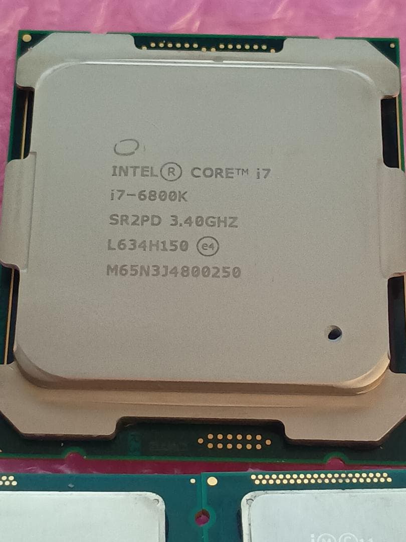 CPU intel i7-6800K / i7-4790 / i7-4770 - メルカリ