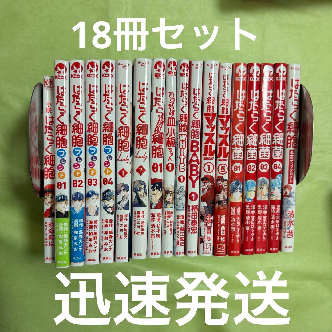 はたらく細胞 マッスル 小説 はたらく細菌 公式ファンブック 漫画 清水