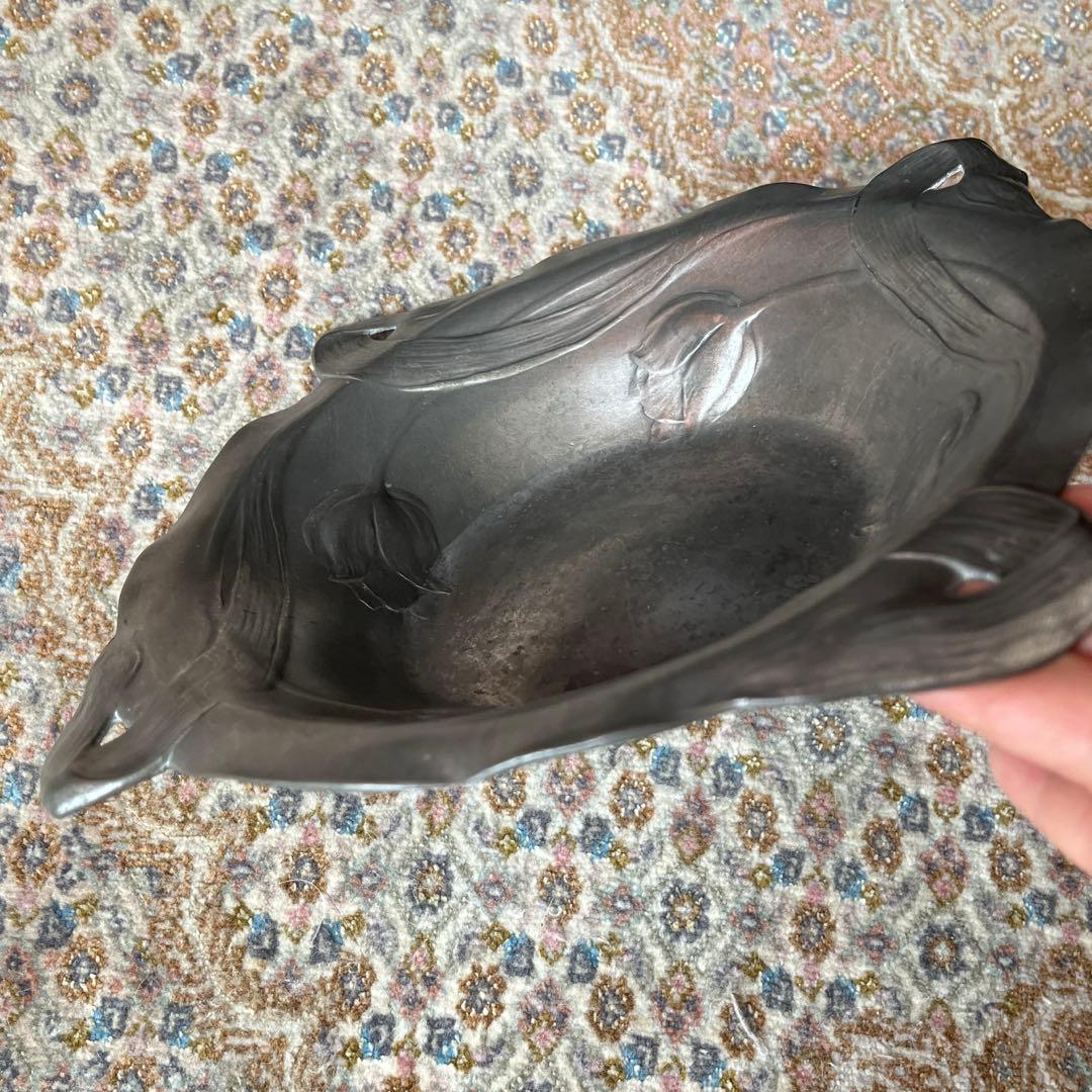 アンティーク　ピューター　アール・ヌーヴォー　ボウル　ドイツ ヴィンテージシュガーボウル Schmid Design Folio（シュミット