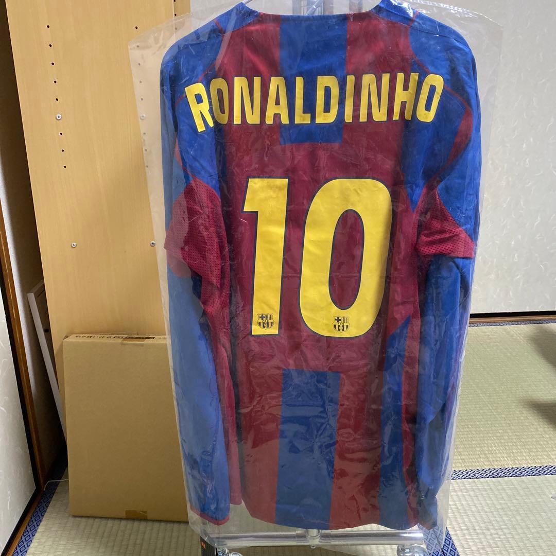 FCバルセロナ ユニフォーム 04-05 ロナウジーニョ 選手支給モデル 長袖