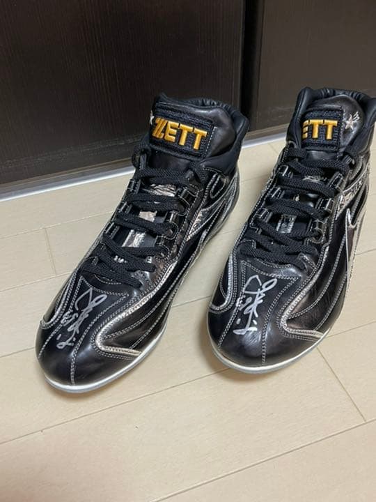 阪神タイガース 赤星憲広 公式戦用 スパイク 直筆サイン入 - メルカリ