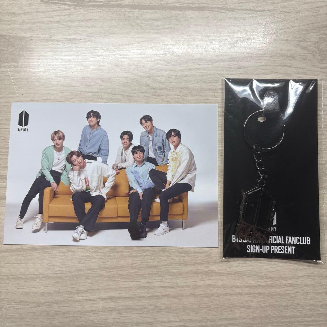 BTS FC会員キーリング＆FC限定アンケート当選景品ポストカード - メルカリ