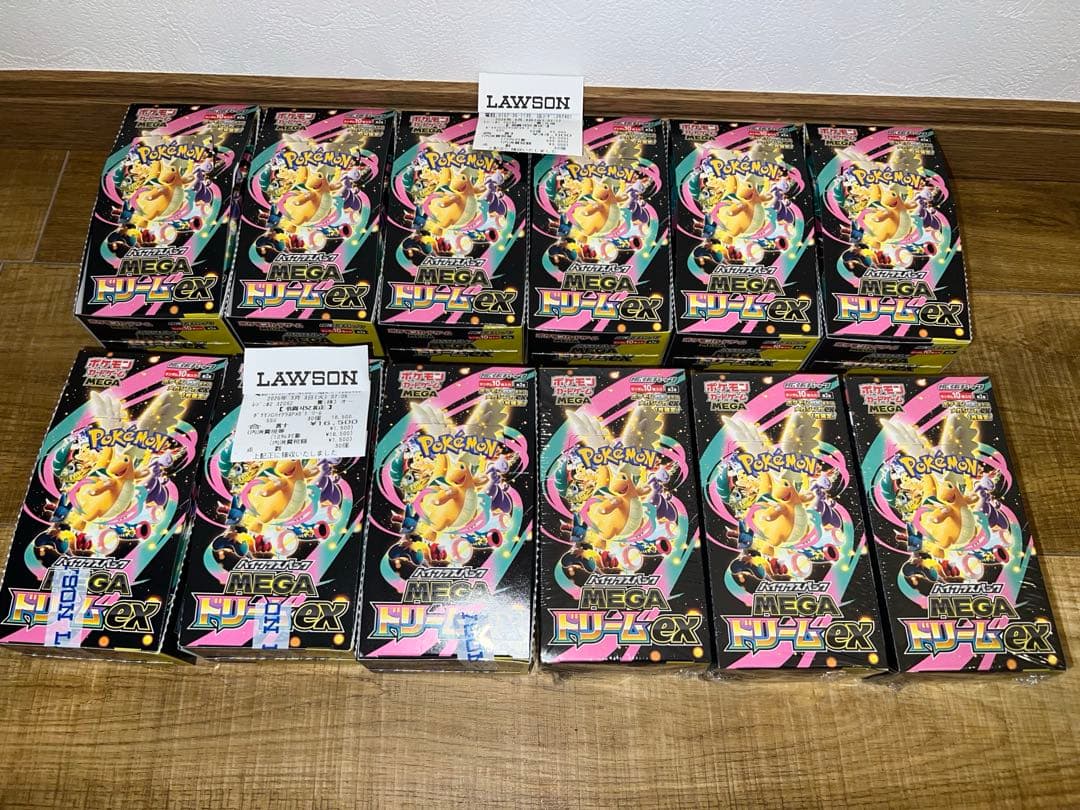 ローソン産 ポケカ MEGAドリームex 12boxセット - メルカリ