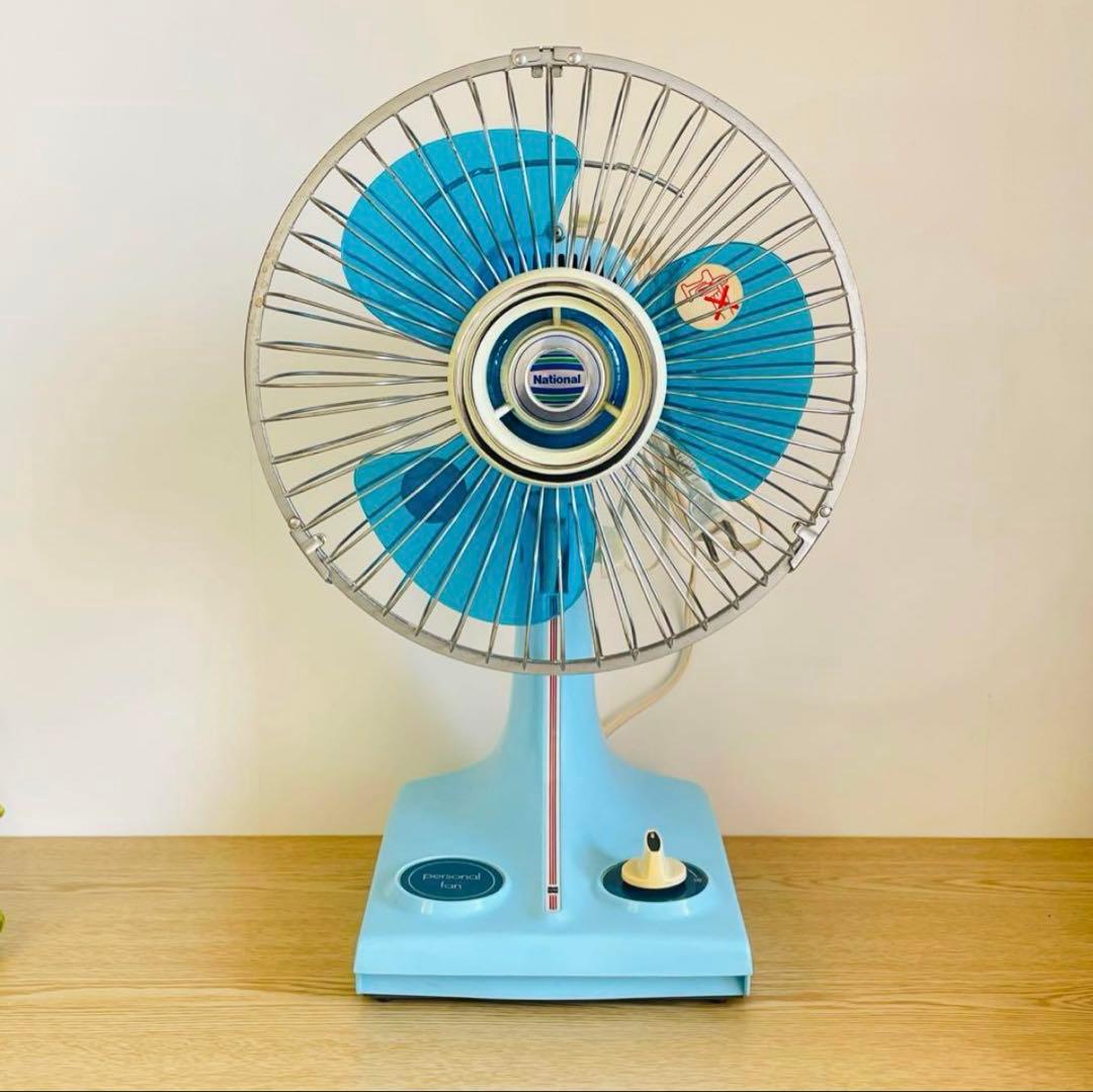 昭和レトロ ナショナル 卓上扇風機 F-23F 1M - メルカリ