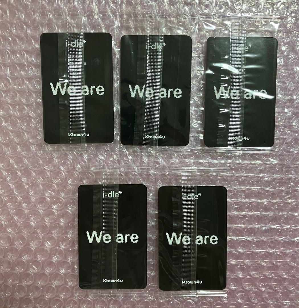 i-dle ktown4u ケタポ サイン会 特典トレカ We are 5枚 - メルカリ
