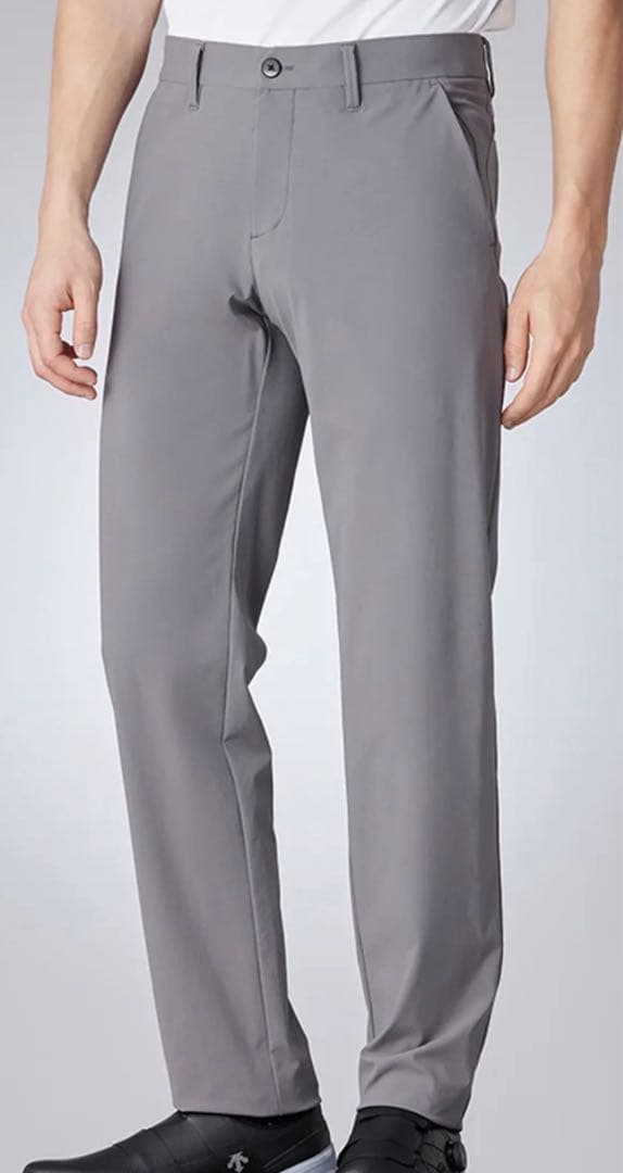 美品】DESCENTE GOLF グレーパンツ 76 - メルカリ