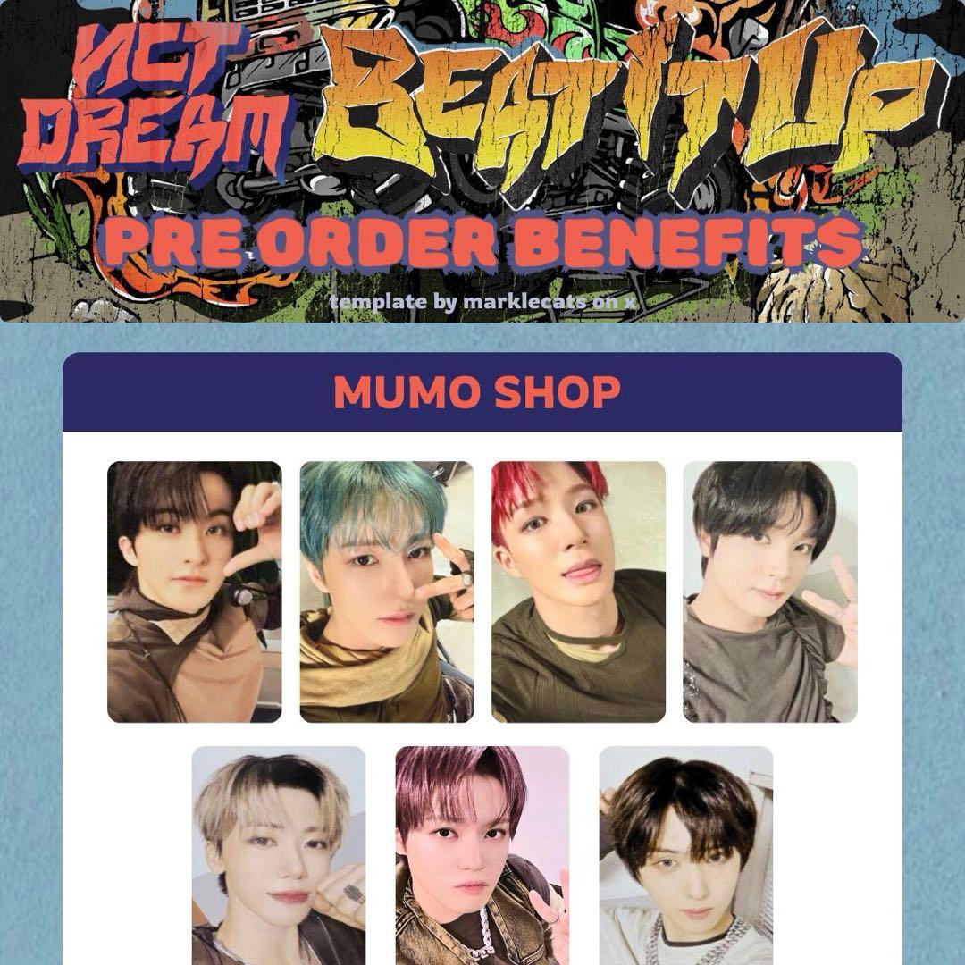 NCTDREAM BEAT IT UP トレカ 7種 コンプリート - メルカリ