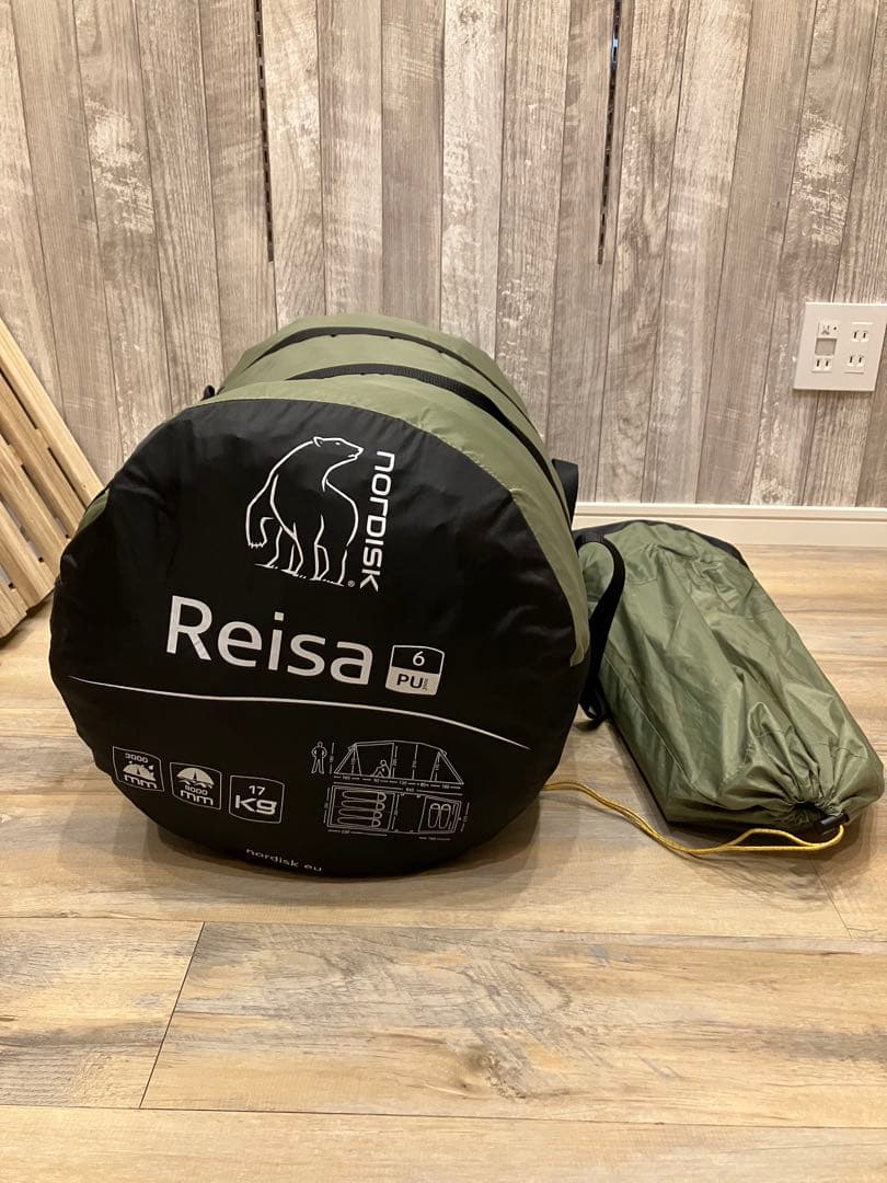 Nordisk Reisa6 ノルディスク レイサ6 ダスティグリーン　お値下げ NORDISK レイサ6】値段が高すぎるテントを初心者が実際に使ってみた