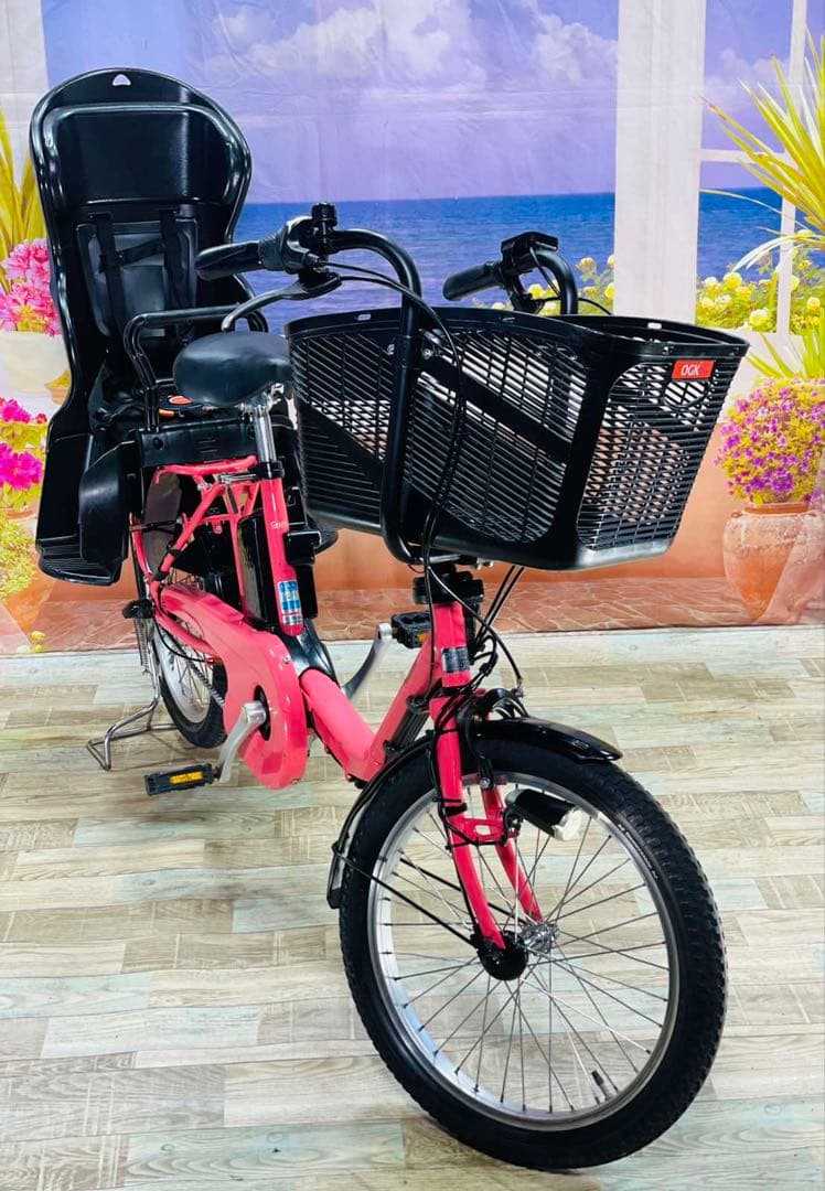 パナソニックギュット⭐️12AH！子供乗せ電動アシスト自転車Y3155