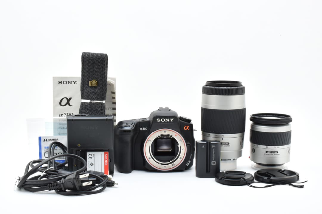 美品 Sony a300 スマホ転送OK ダブルレンズキット #8987 - メルカリ
