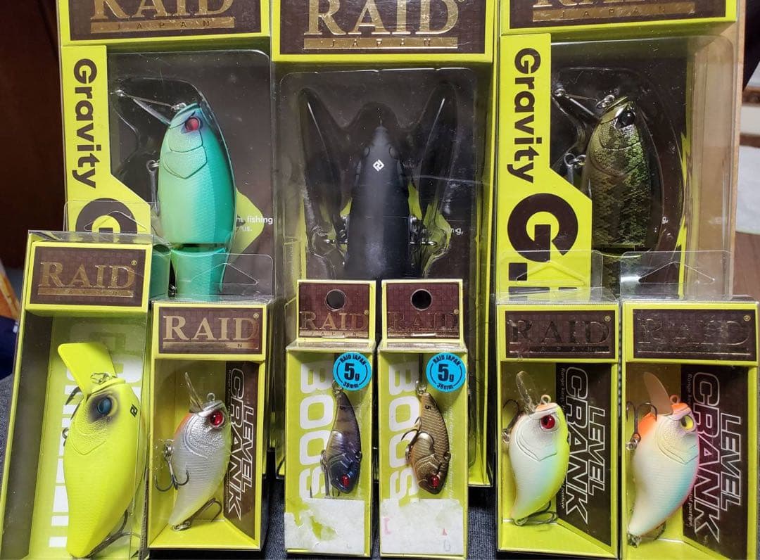 新品未使用レイドジャパンルアー9個セット - メルカリ