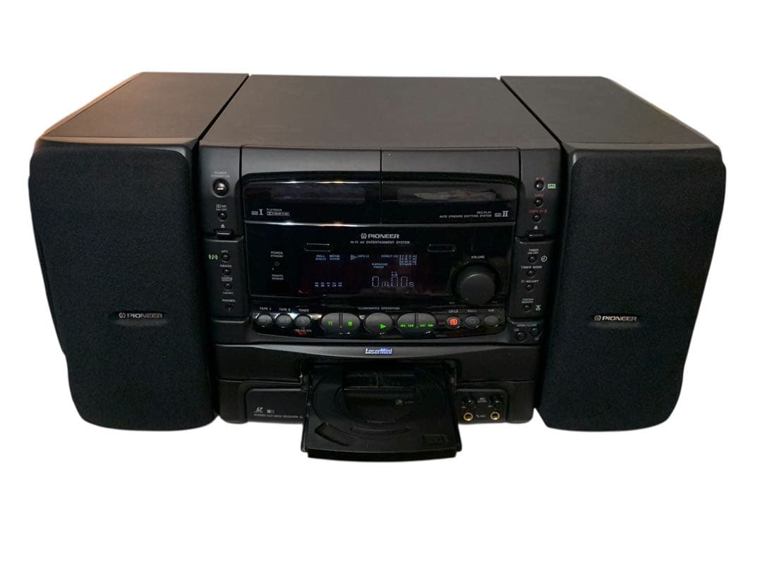 PIONEER private X-AV3 LD ミニコンポ ジャンク スピーカ