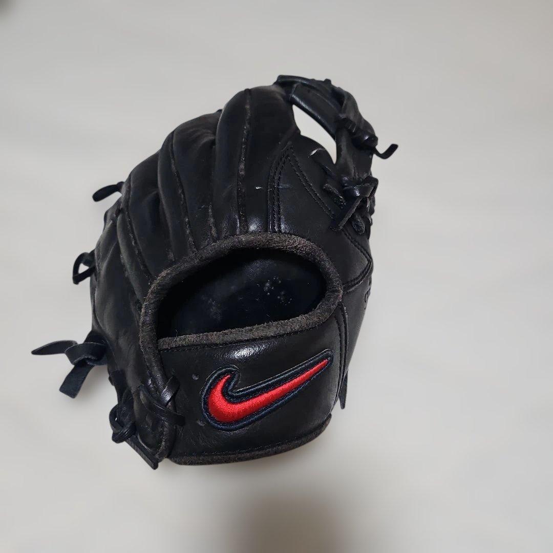 Nike 軟式グローブ 黒 - メルカリ