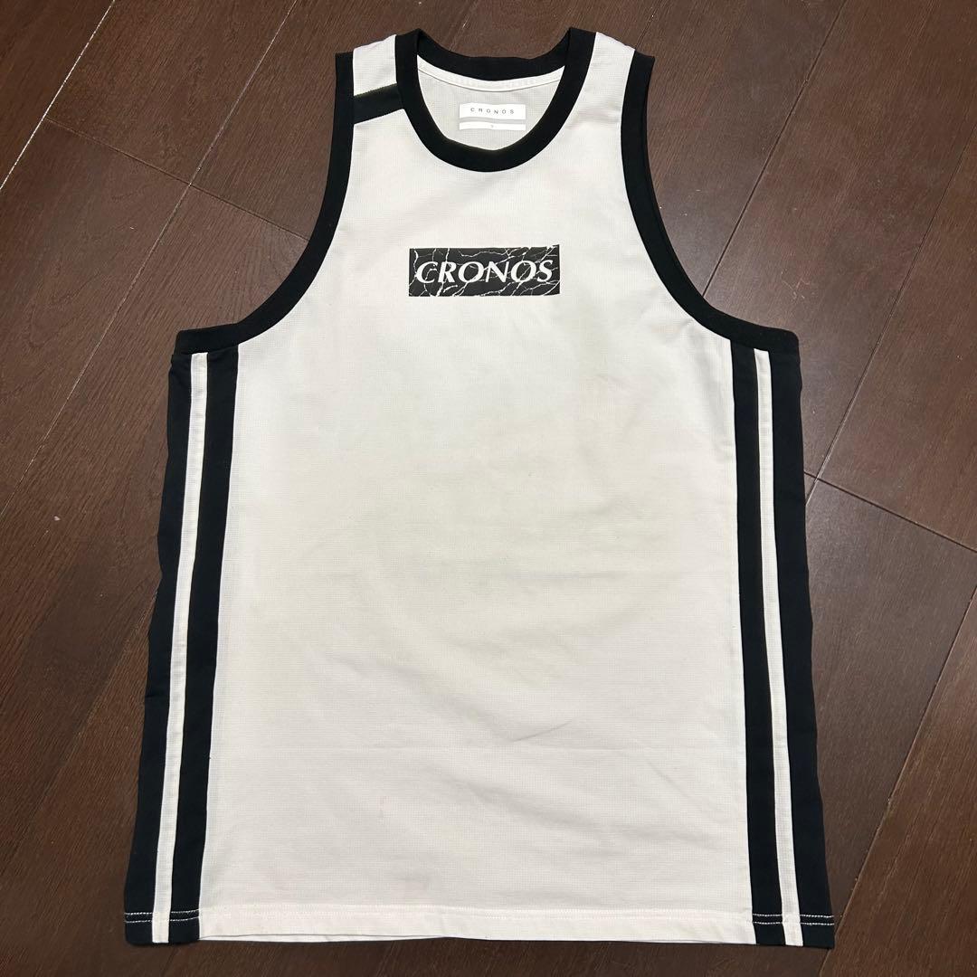 CRONOS クロノス タンクトップ ホワイト Sサイズ - メルカリ