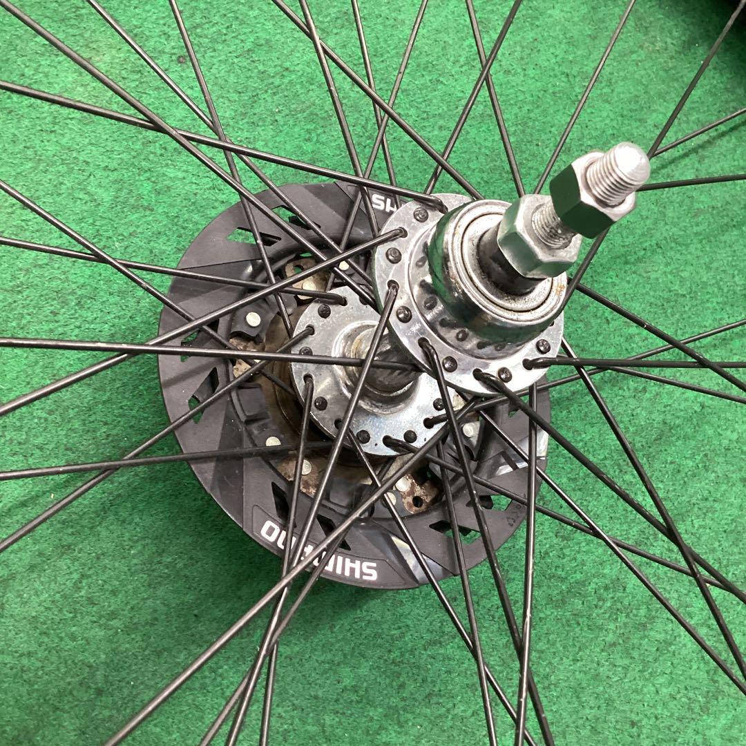 後輪 700x25C タイヤ付 後ホイール 自転車 クイックリリース 外装7段
