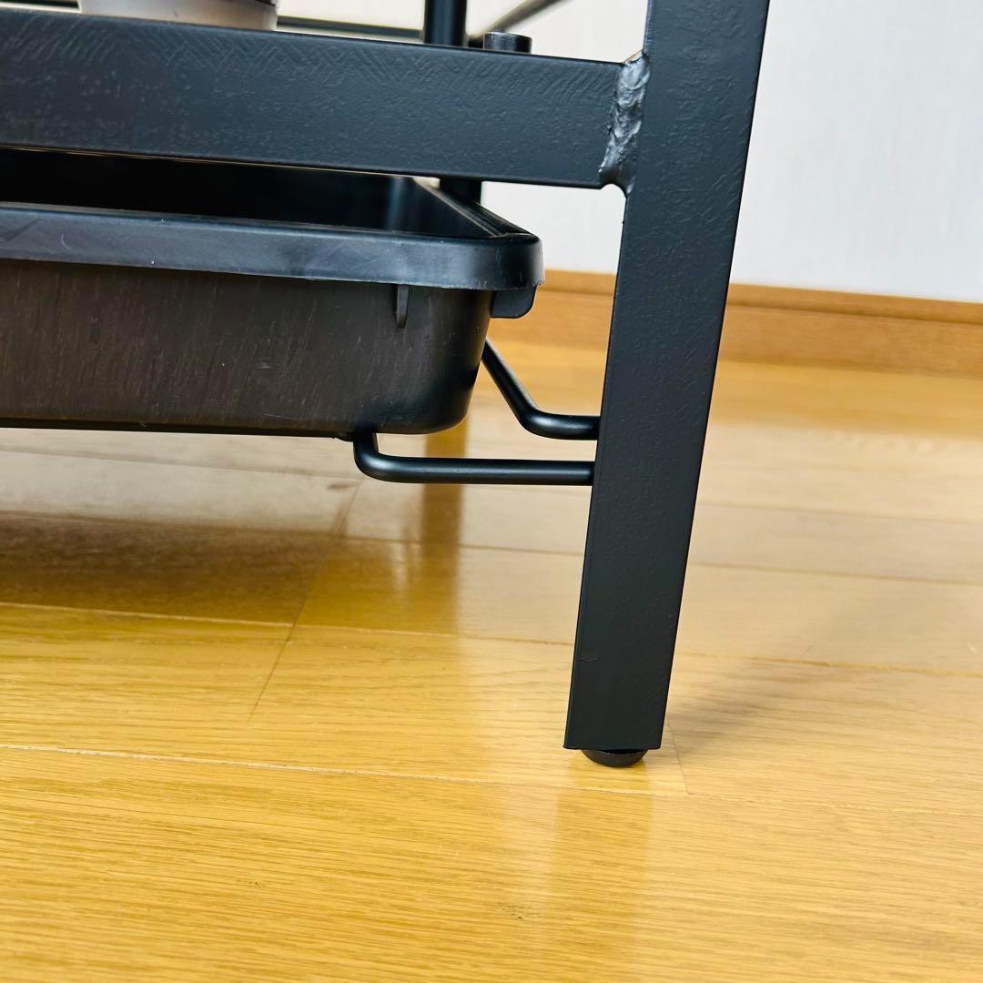 メッシュプランターラック ダクトレール50cm 64cm x 40cm 受け皿