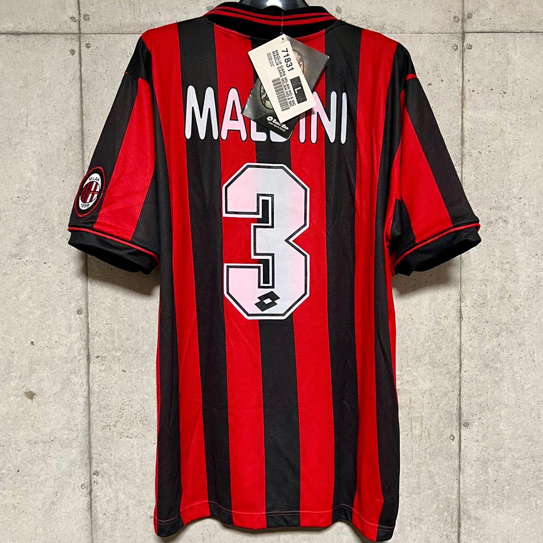 新品/タグ付き】94-96 ACミラン ♯3 マルディーニ【Lサイズ】ホーム