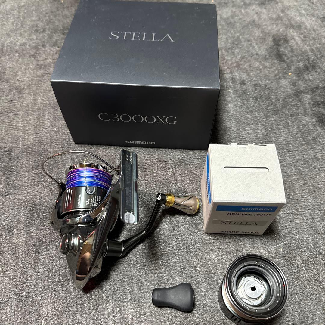 シマノ　22ステラc3000 xg 換えスプール付き シマノ（SHIMANO） 22 ステラ C3000XG スプール パーツ (2022年モデル