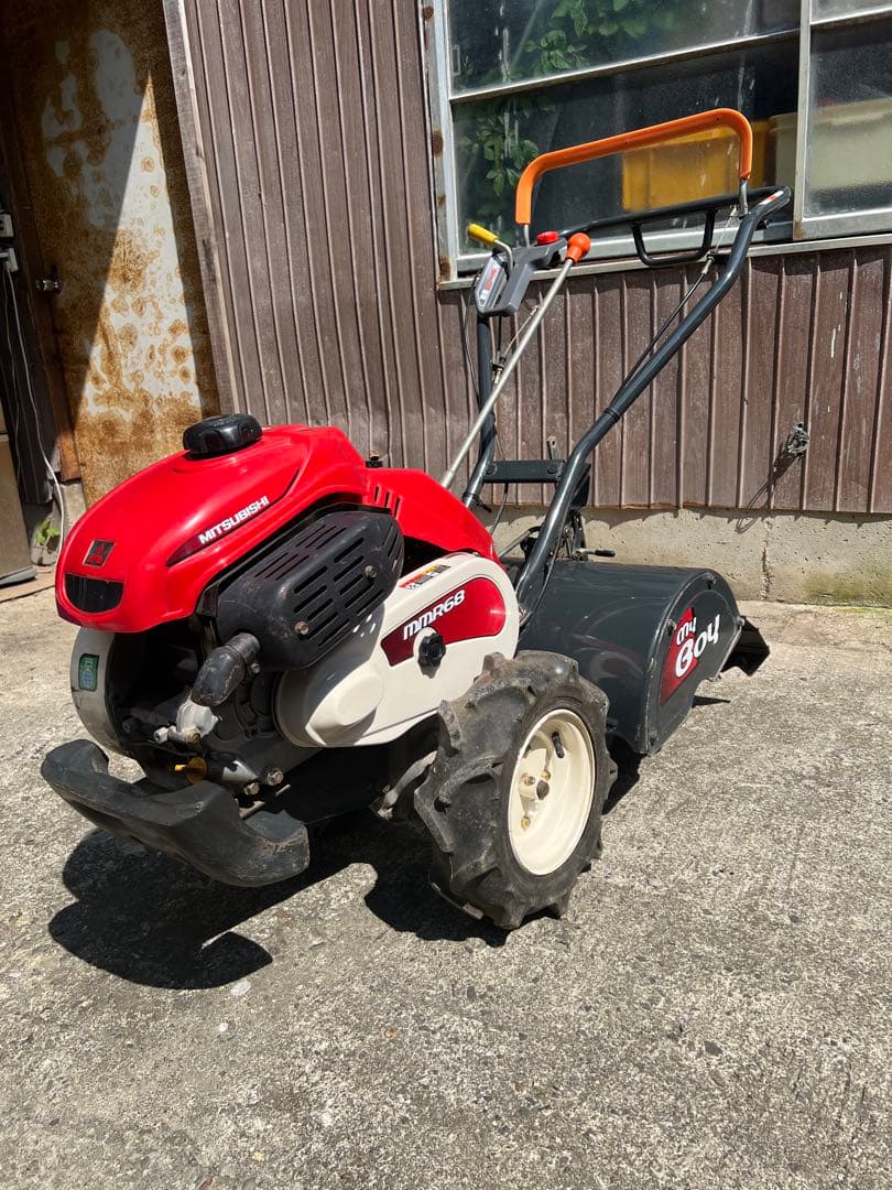 三菱MITSUBISHI歩行型小型耕運機MMR68管理機動作確認済畑ガーデニング
