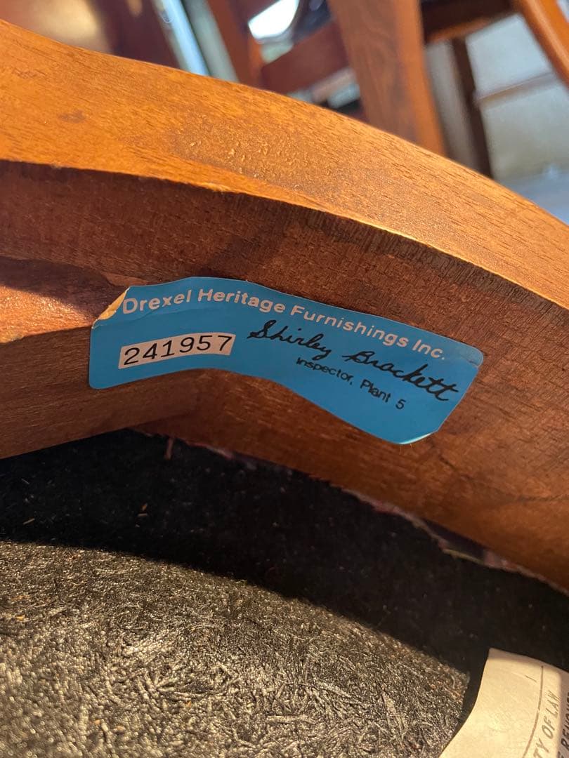 引取限定 アメリカ ドレクセルヘリテイジ社製 ダイニングチェア