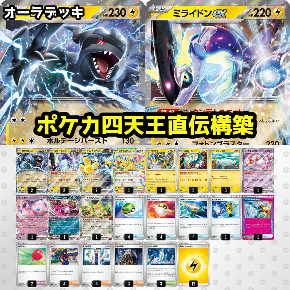 ポケカ四天王直伝構築 ゼクロムex 構築済み デッキ - メルカリ