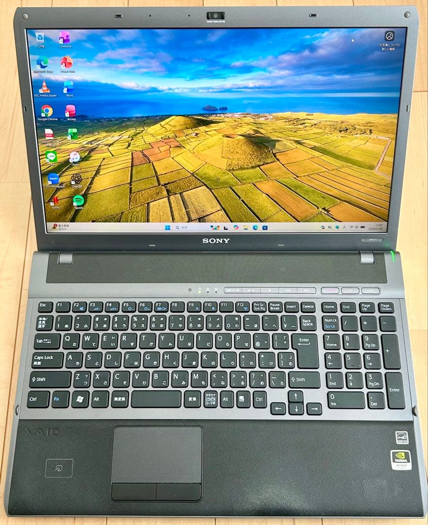VAIO Corei7 8GB 500GB 新品SSD グラボGT425M - メルカリ