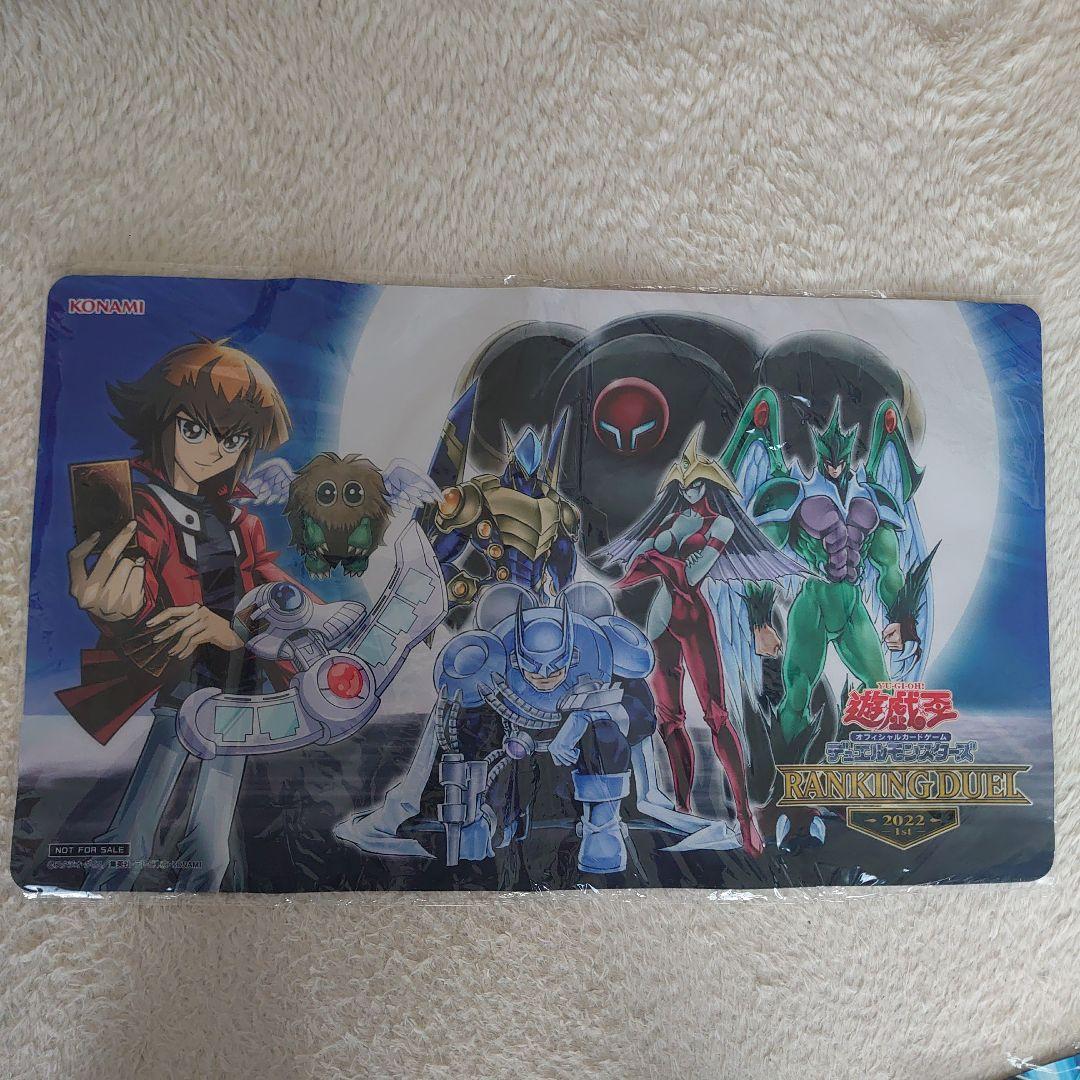 ランキングデュエルプレイマットホープオブフィフス未開封　遊城十代、HERO。 プレイマット『十代＆HERO(RANKINGDUEL2022-1st-)』【-】{-}《プレイ