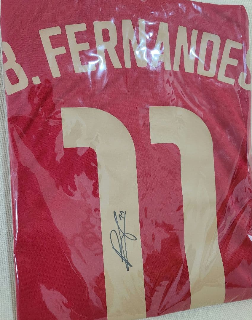 ポルトガル代表 ブルーノフェルナンデス サイン ユニフォーム icons